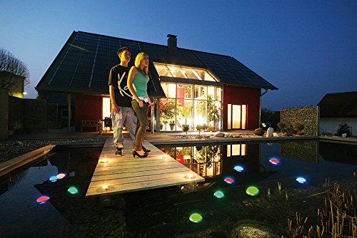 ANSMANN Aqualight LED-Unterwasserleuchte – Beleuchtung für Pool Badewanne Wellness Teich Party – Stimmungslicht wasserfest schwimmfähig (6er Pack) - 4