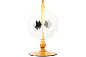 Hausdec Solar Power Radiometer Crookes Solar Energy Vanes Windmill Gift Home Desk Decoration