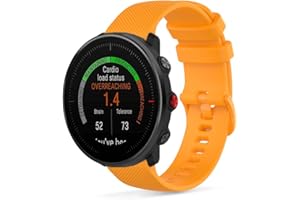SeaFicco Correa de Reloj Compatible con Polar Vantage M2, M y Grit X - Universal 22mm Pulsera de Silicona de Repuesto para Deportes y Fitness