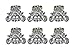 6-Pack Mini Jaw Clips LPW864175-3-6