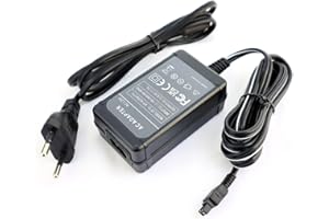 ENJOY-UNIQUE AC-L200 Adapter Ladegerät Netzteil Ersatz AC-L200 AC-L200C AC-L20 AC-L25 AC-L25A AC-L25B AC-L25C kompatibel mit Sony Handycam Camcorder DCR-DVD/HC/PC/SR/SX, HDR-CX/HC/PJ/SR Serie Kameras
