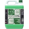 Algiclear Pro Concentrate - Green Algae, Liverwort & Mould Remover for Large Outdoor Spaces – Cleans & Brightens Fences, Roof Tiles, Solar Panels, Concrete, Tarmac & Bricks up to 1250 m² - 5 Litres