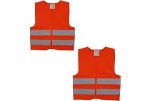 Yitobici Odblaskowa kamizelka bezpieczeństwa z paskami odblaskowymi, odpowiednia dla rowerzystów, kierowców, policjantów, pracowników