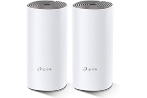 ‎TP-LINK TP-Link Deco E4 (2-pack) Bi-bande (2,4 GHz / 5 GHz) Wi-Fi 5 (802.11ac) Blanc, Gris Interne