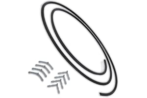 Anakel Home Universal-Ofendichtungssatz mit Befestigungsgriffen | Zuschneidbare Ofentürdichtung | 3 Meter, inkl. 10 Zubehörteile