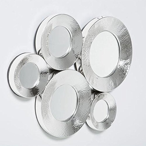 Kare 76712 Spiegel Circoli Cinque, silver - 2