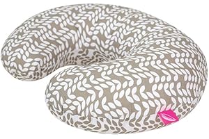 Mother hood Ergonomiczna poduszka do karmienia, Öko-Tex Standard 100, liść beżowy Classic