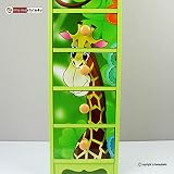 Homestyle4u Kinderkommode Kinderschrank Kinder Schrank Regal Dschungel +Schubladen - 9