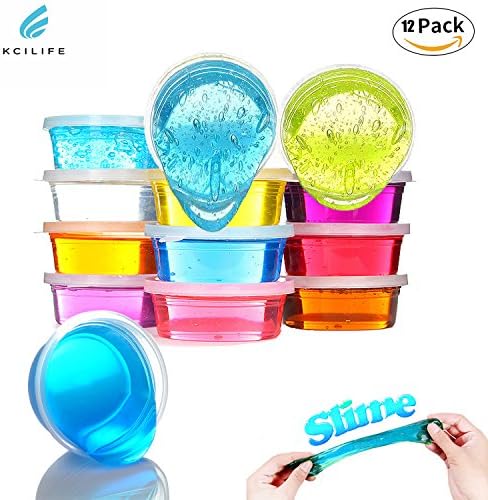 Kciline 12 PCS Slime Polymer Clay Art Set for Children Educational Toys 12 Colors
