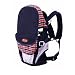 Upinva Ergonomic Baby Carrier 3 in 1 Slings Breathable Mesh Airflow Wrap with Detachable Cover Head Support with Cushion for Newborns Infants and Toddlers for All Seasons (Dark Blue)