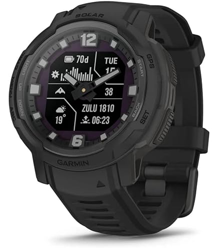 Garmin Approach S60 GPS golf watch with black silicone band