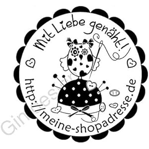 Handmade Stempel | Mit Liebe genäht! - Nadelkissen mit Eule