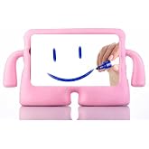 Fuchsia iPad 11. Nesil A16 2025 ile Uyumlu kOkO Eğlenceli Karakterli Standlı &Ccedil;ocuk Tablet Kılıfı