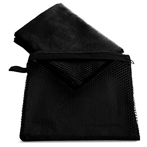 casa pura® Mikrofaser Handtuch Magic Dry | in 5 Farben und 2 Größen | schnelltrocknend | platzsparend in Netztasche unterbringbar - 3