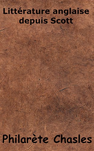 Littérature anglaise depuis Scott