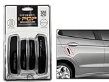 AUTO SHELTER Presents I-POP Door Guard for Car (Black, Set of 4) in