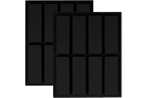YXHZVON 2 Pezzi Cereal Bar Mould Silicone, 8 Stampi Rettangolare Silicone Mould Energy Bar Maker Stampo da Forno per Cioccolato, Muffin, Brownie, Cornbread, Cheesecake e Sapone