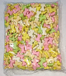 Ke Dog Biscuit Chew Munchy Dental Treat Chicken Flavor Barksticks Dog Biscuit (Veg) Colourful 2kg