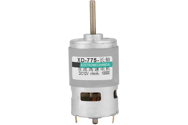 775 DC 80W Kulagermotor 10000 varv/min 20000 varv/min Lågbrusig Elektromotor 12V/24V Hög Vridmoment Kulager Axel (12V 10000 RPM)