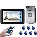 Produktbild Hppbody WLAN Video Türsprechanlage Türklingel Gegensprechanlage System, 7 Zoll WLAN Monitor mit Verdrahteter Kamera im Freien Für 1-Familienhaus, Fernbedienung Türöffner und App, ID Card/Model: MXE02