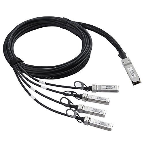 Macroreer for Cisco QSFP-4SFP10G-CU1M 40GBASE-CR4 QSFP+ to 4SFP+ 10GBASE-CU DAC Direct Attach Breakout Cable 1-meter Passive