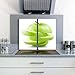 Produktbild Gsmarkt | Herdabdeckplatten Schneidebrett Spritzschutz Set 2x30x52 | Bild auf Glas | Sicherheitsglas Gehärtetes Glas Bild | Motiv Apfel