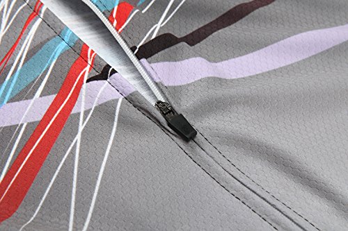 [Größe:S-5XL][option:Trägerhose,3D 2.8cm Sitzpolster] Fahrrad Trikot Langarm Radhose Radtrikot Fahrradbekleidung Herren Männer Hemd mit lange Ärmeln Set Cycling OutdoorTrikots Windjacke Neue - 9