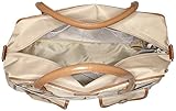 bebe-jou 310039 Wickeltasche in gepunktete Naturfarben und mit passender Wickelunterlage, beige - 5