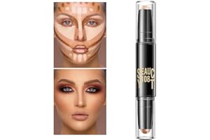 TOPJESS Contouring Maquillage,Correcteur Stick de Contouring,Concealer,Contouring Stick,Double Tête Correcteur Stick de Contouring,Contour Facile à appliquer mise en évidence de bâton Maquillage