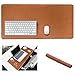 Produktbild Yikda Erweitertes Leder Gaming Maus Pad/Matte, Büro Schreibtisch Computer Leder Matte Mousepad, wasserdicht, ultra dünn 1,2 mm – 80 x 40 cm