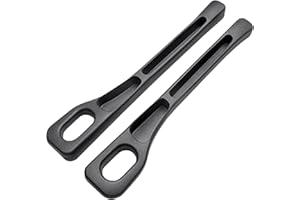 ASQzhuLIWing 2pcs car seat gap strip Storage box Chair clamp cushion Seat clip anti-leakage Storage strip Interior accessories Prevent items from falling General vehicle Sedan SUV Truck (black)