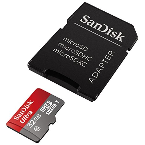 SanDisk Ultra Imaging microSDHC 32GB bis zu 48 MB/Sek,UHS-I Class 10 Speicherkarte + SD-Adapter - 4