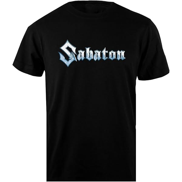 T-shirt Sabaton 'Templars' Homme - Noir, 100% Coton, Coupe Standard, Manches Courtes