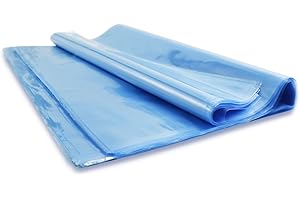 FATIYA 50 Pièces Grands Sacs d'Emballage Thermorétractable en Pvc, Transparents 40 x 50 Cm, Sac en Film Thermorétractable pour l'Emballage de Cadeaux, Projets de Bricolage, Savons, Livres, Pots