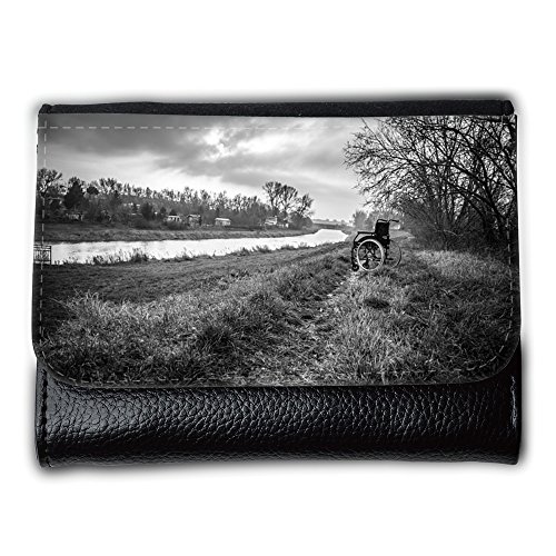 Preisvergleich Produktbild Portemonnaie Geldbörse Brieftasche / / M00292702 Rollstuhl Einsame Physical Krankenhaus / / Medium Size Wallet