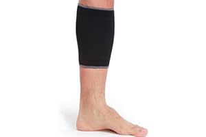 NEOtech Care - Guaina di supporto per polpaccio - tessuto a maglia elastico e traspirante - compressione media (Nero, M, 1 Pezzo)