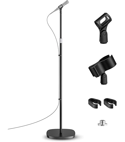 Konig & Meyer 26010 pied de micro léger sans perche, chrom | Bax Music