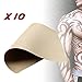 kingthink-UK 10 x Learning Blank Tattoo Tattooing Fake Practice Skin 20 x 15cm