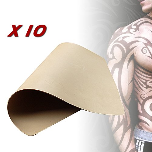 kingthink-UK 10 x Learning Blank Tattoo Tattooing Fake Practice Skin 20 x 15cm