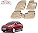 Auto Pearl - Premium Quality Custom Fit Croc Finish Beige Color 4D Car Floor Mats For - Ford Figo Aspire RS.1499.00