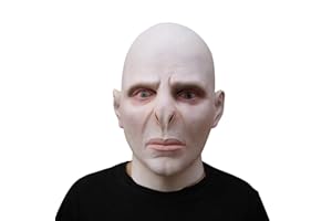 XehCaol Dobby Maske,Voldemort Maske Elf Ohren Vollkopf Maske Halloween Voldemort Masken Kostüm Cosplay für Erwachsene