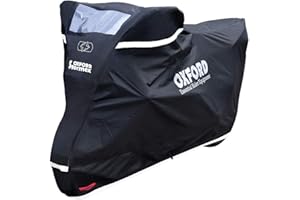 OXFORD PRODUCTS CV332 Oxford Stormex Outdoor Waterproof Motorcycle Cover, Black, Large