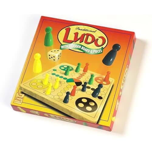 Amazon.co.uk ludo wooden board game