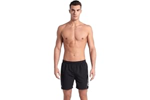 Arena Fundamentals Logo Boxer R Costume Uomo Mare e Piscina, Costume da Bagno in Morbido Tessuto Riciclato ad Asciugatura Rapida, Boxer Mare con Slip Interno in Mesh