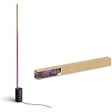 Philips Hue White and Color Ambiance Gradient Signe, Lampada da Terra LED, Smart, Bluetooh, Nera