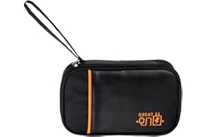 FAVORTALK Cable Bag Organiser Portable Electronics Accessories Organizer 2 Layers Pouch Water-Resistant Carry Case All-in-One Gadget Storage Bag, Black 2 B21716