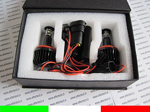 Aftertech® 20 W Cree Kit 2 H8 Angel Eyes LED Lamps BMW 5 Series E60 E61 E63 E64 g1b1