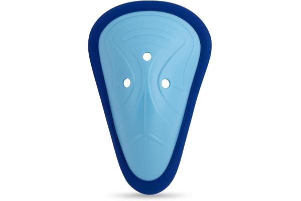 GJSHOP Soft Plastic Rubbr Paded Abdominal Guard for Mens Lightweight and Comfortable Stay Safe On The Field Ensuring Safety and Comfort On The Field Pack of 1 (Color Blue)