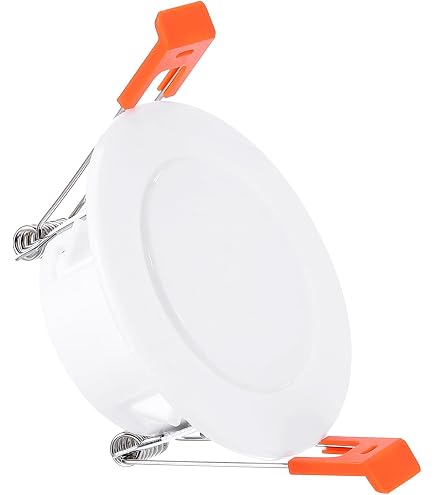 230mm / 9" Diameter Spring Ceiling Hole Cover Plate, 2 Pack Downlight Hole Trim Wall Mount Decorative Cap Access Panel 2 3 3 Round Ceiling Wall Openings