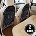 AUTO-VOX 2-Pack Car Seat Back Protector Kick Mats with Organizing Pockets|Perfect for Car,SUV,Auto and Child Safety Seat Accessories